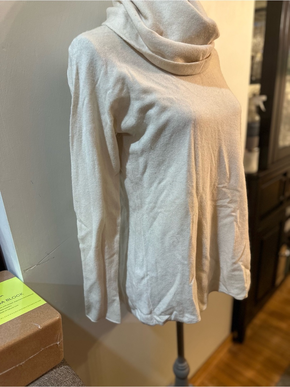 Vince Cream Cowl-Neck Knit Sweater - Picture 2 of 10